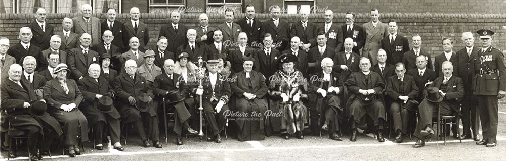 Council Members and Officials, Beetwell Street, Chesterfield, 1934
