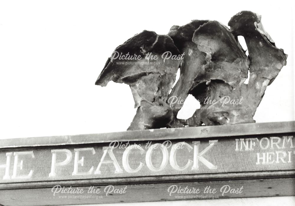 Peacock Tourist Information Centre Sign, Low Pavement, Chesterfield, 1989