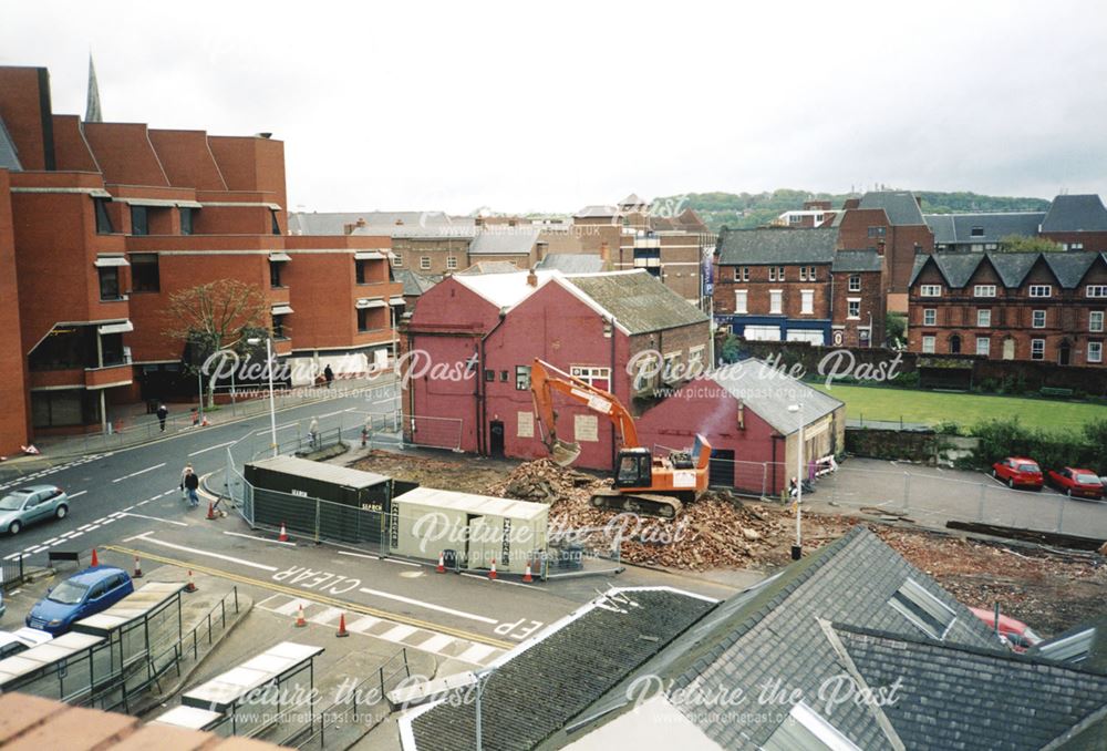 Demolition of Bus Station, New Beetwell Street, Chesterfield, 2004