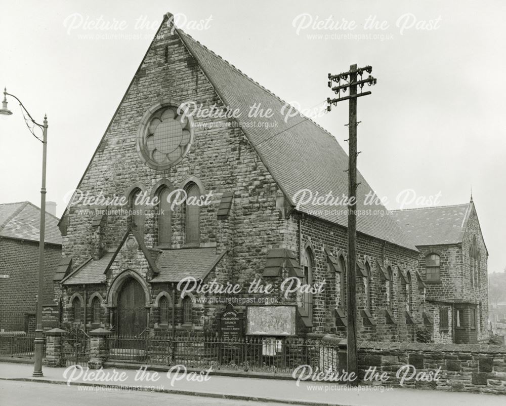 Congregational Church, Brampton, Chesterfield, c 1960