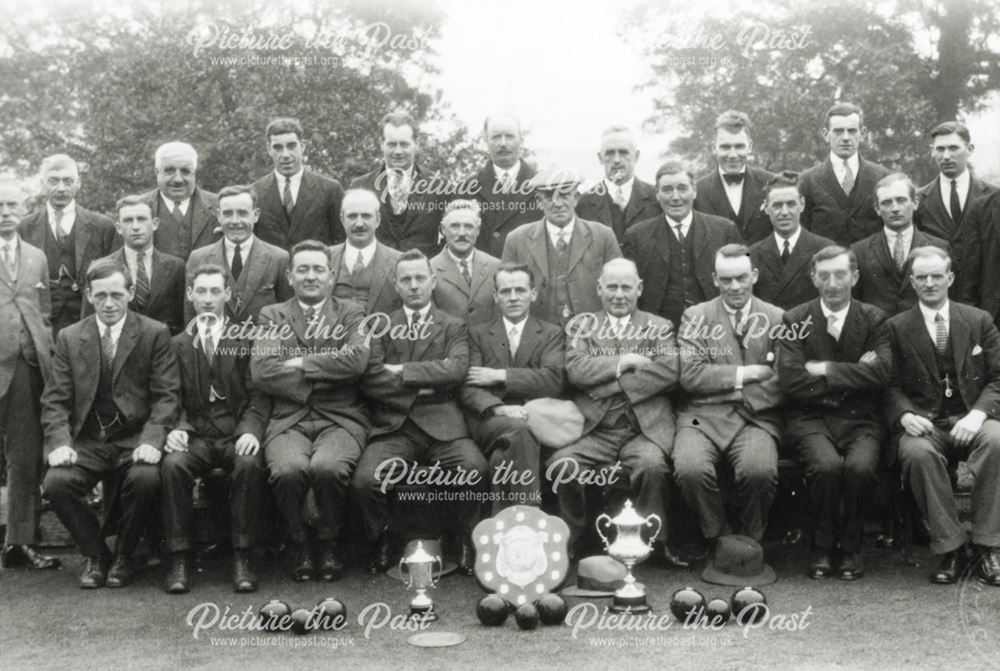 Bowling Club members, Chesterfield, c 1930s