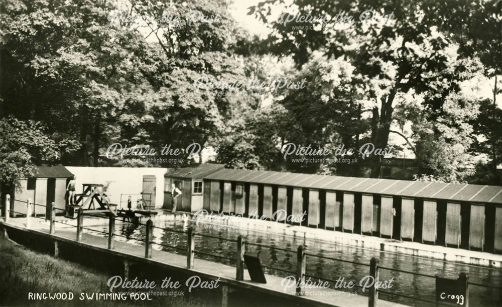 Ringwood Swimming Pool, nr Brimington, Chesterfield, c 1930s