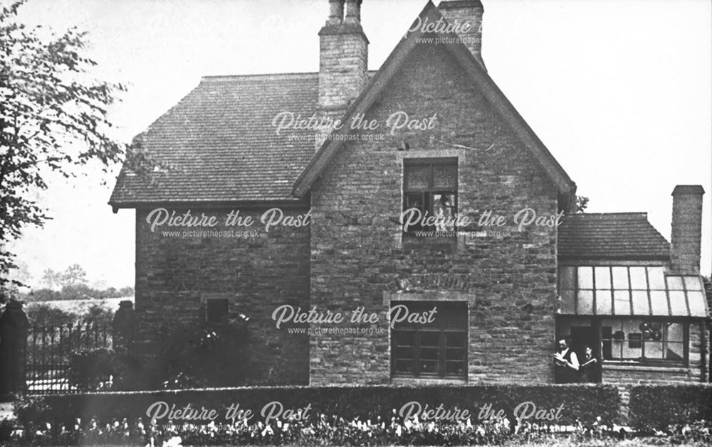 The rear of the Cemetery Lodge, Brimington