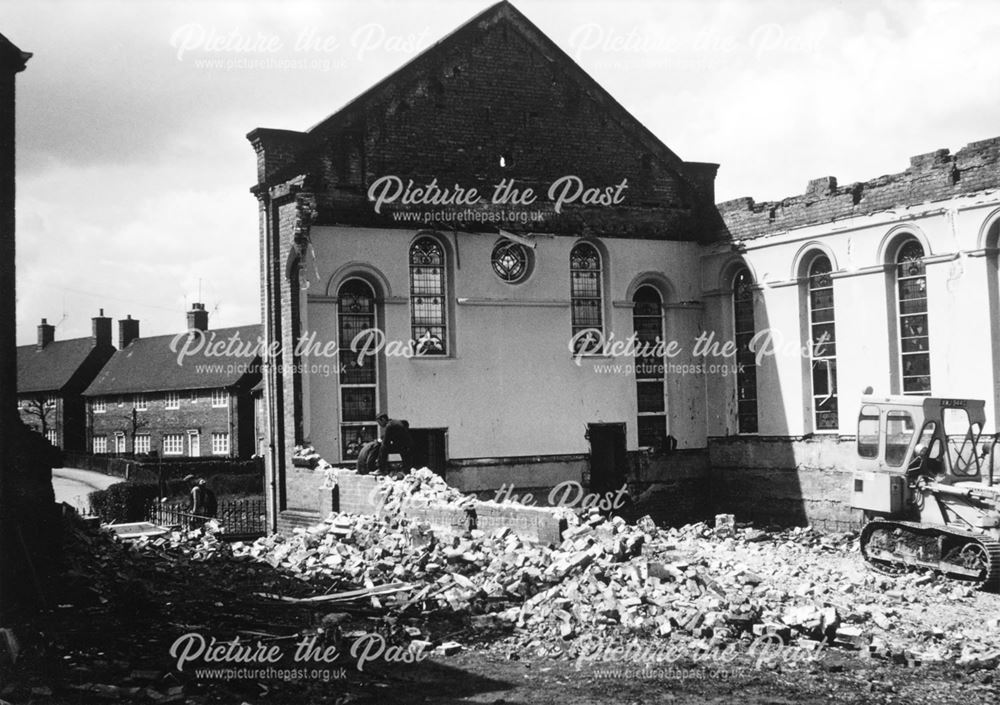 Demolition of the Zion Methodist Chapel