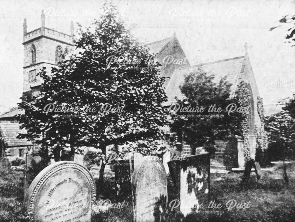 Staveley Church and gravestones