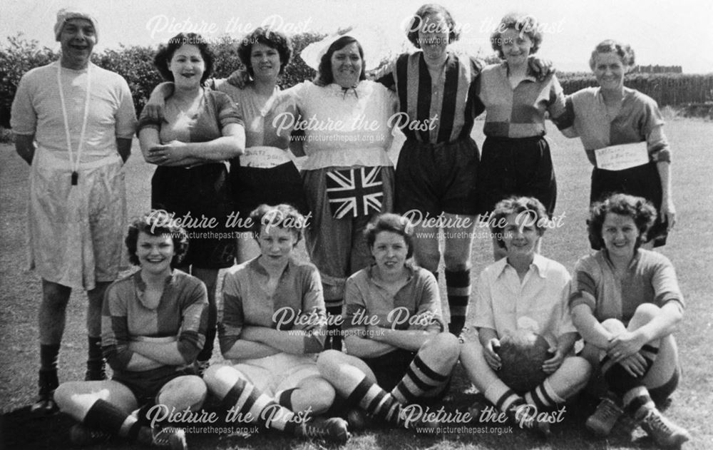 Poolsbrook Ladies' Football Team, c 1950 ?