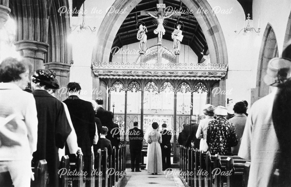 St John's Church, Staveley - interior showing the alter.