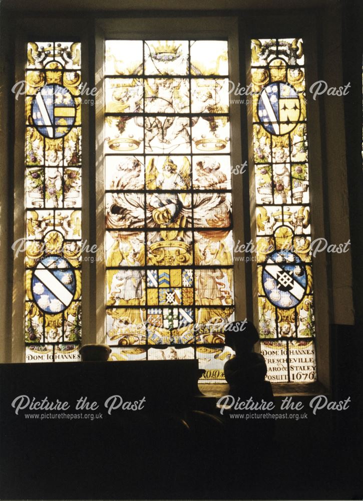 The Frecheville window, St John the Baptist Church, Church Street, Staveley, 1999