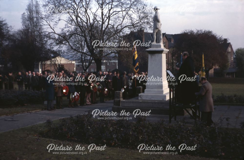 November 11th Commemorative Service, Parish Church, Staveley, c 1980s