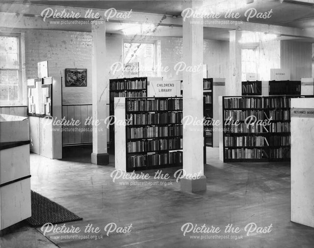 Library in Ebenezer Chapel Basement, Nottingham Road, Ripley, 1960s