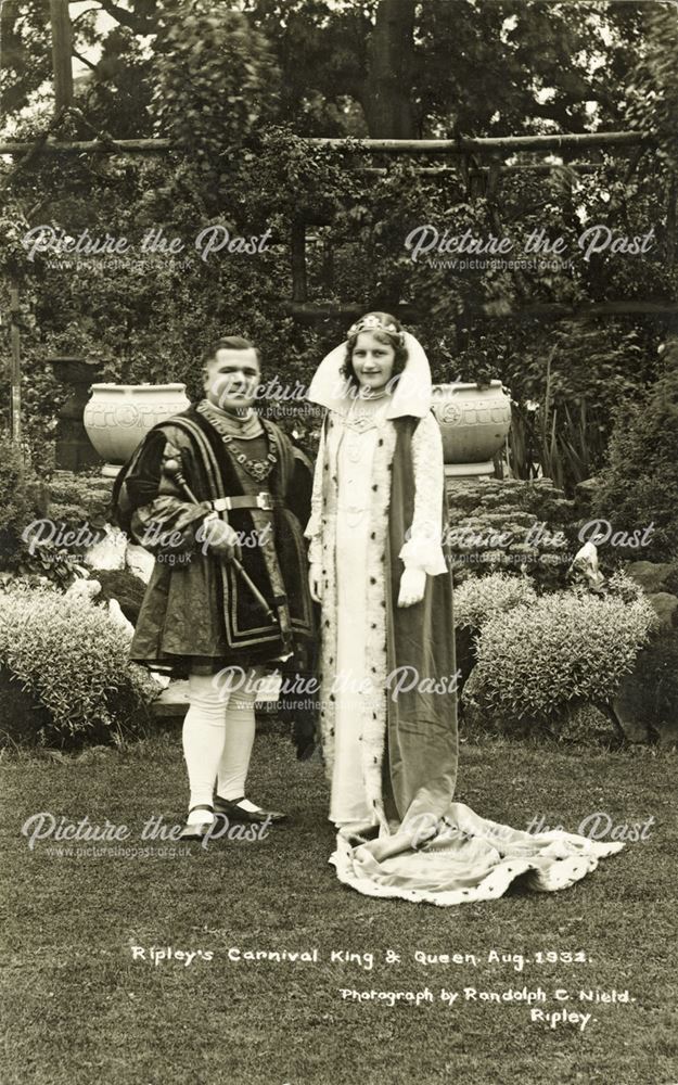 Carnival King and Queen, Ripley, 1932