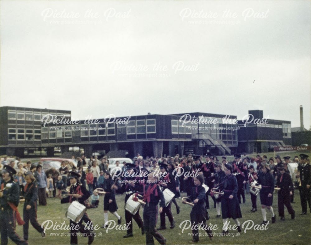 Marching Band, Mill Hill School, Ripley, 1977