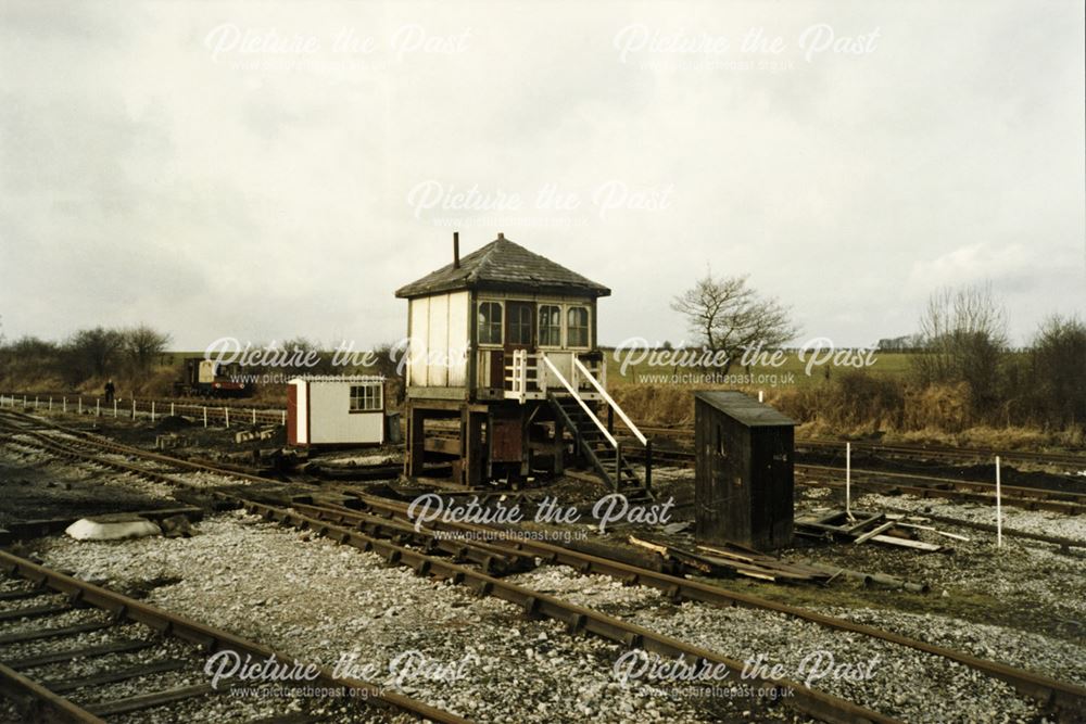 Signal Box, Midlands Railway Centre, Butterley, c 1986