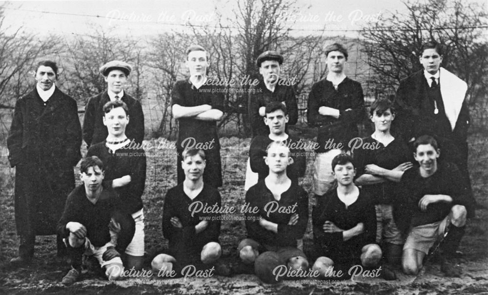 Young Boys Football Team, Ripley, c 1920s