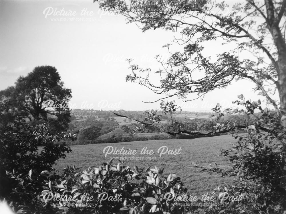 View Across Fields, Riddings, c 1950