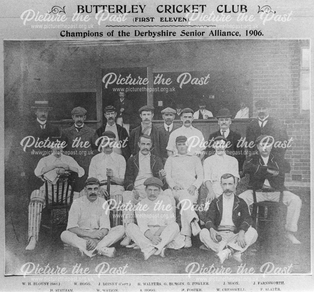 Butterley Cricket Club, Butterley, 1906