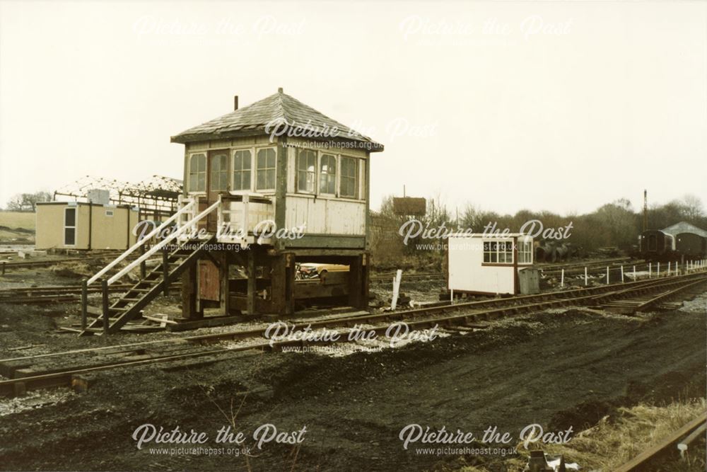 Signal Box, Midland Railway Centre, Butterley, c 1986