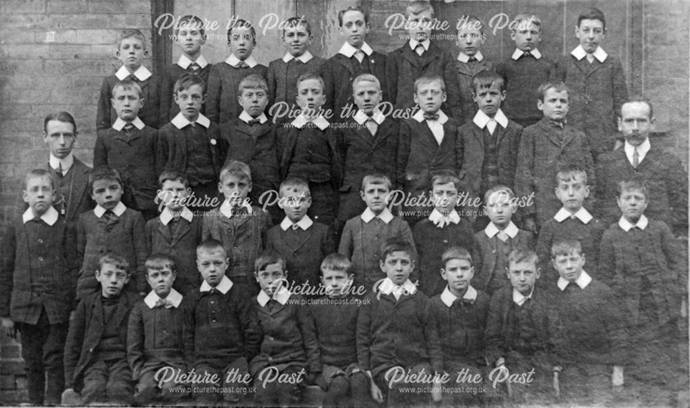 Group Photo, Marlpool Boys School, Marlpool, c 1900