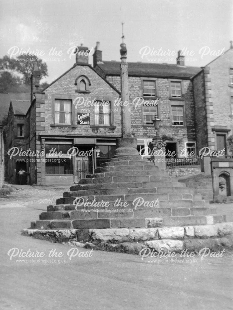 Bonsall Cross, High Street - Church Street, Bonsall, c 1950