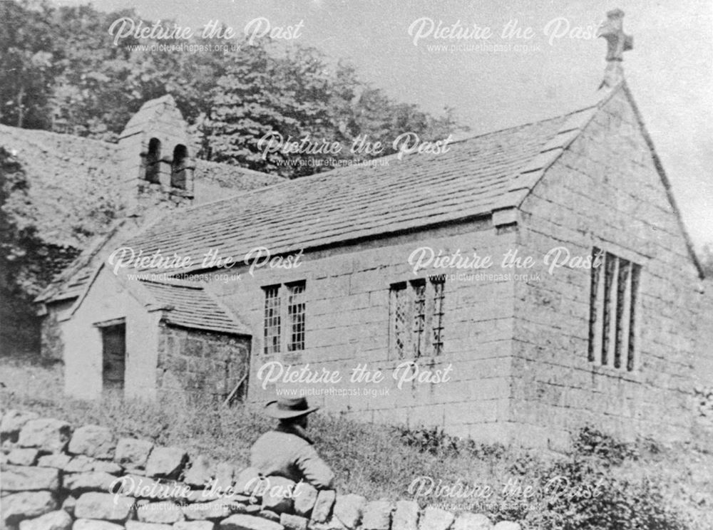 Old Brackenfield Church, off Church Lane, Brackenfield, c 1930