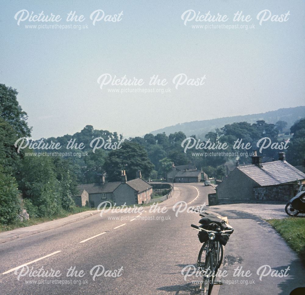 Looking Down the Bridge at Alport Lane, Youlgrave, 1960s