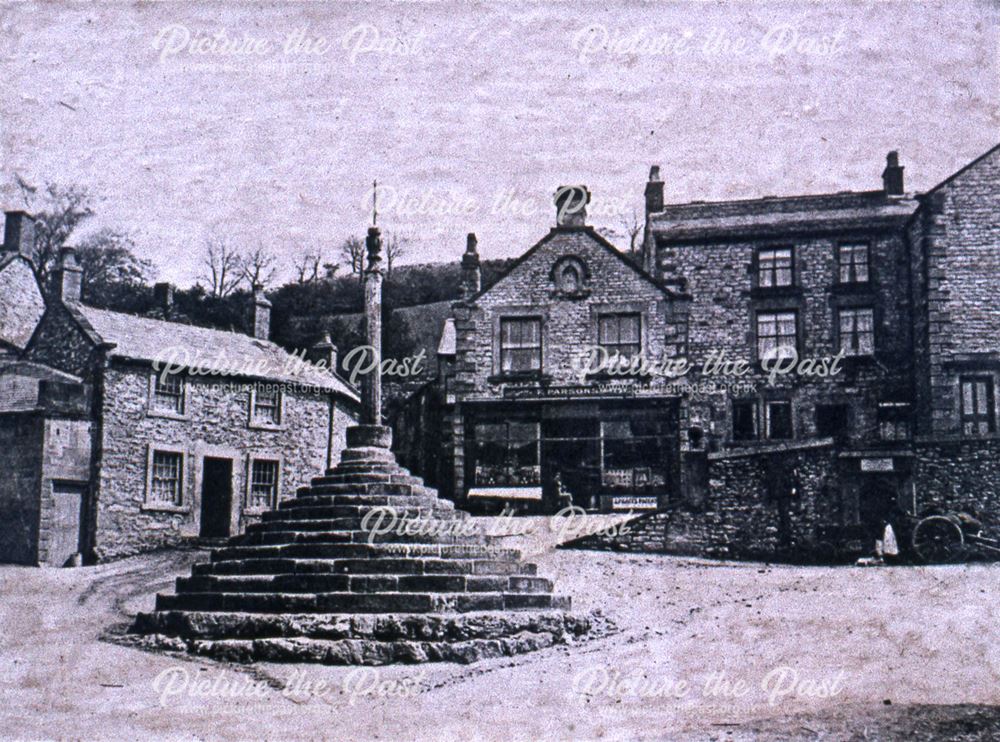 Bonsall Cross, Yeoman Street, Bonsall, c 1900