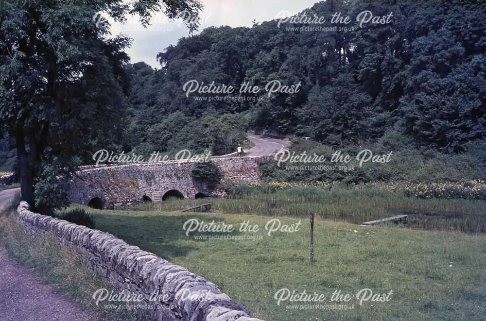 Conksbury Bridge, Back Lane, Conksbury Village, Lathkill Dale, 1960s