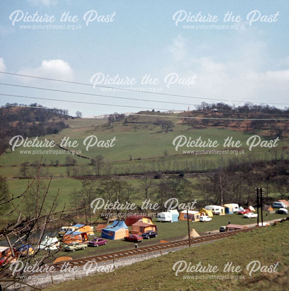 Campsite off A6, Whatstandwell, c 1960s