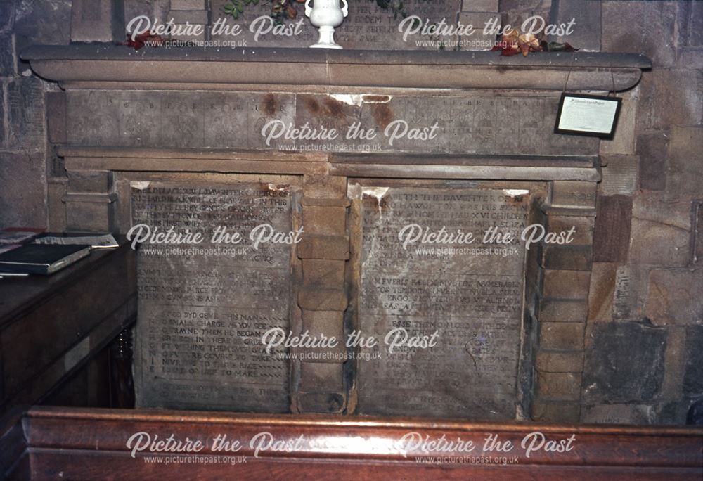 Stone Tablets Inside St Matthew's Church, Church Lane, Morley, 1960s-70s