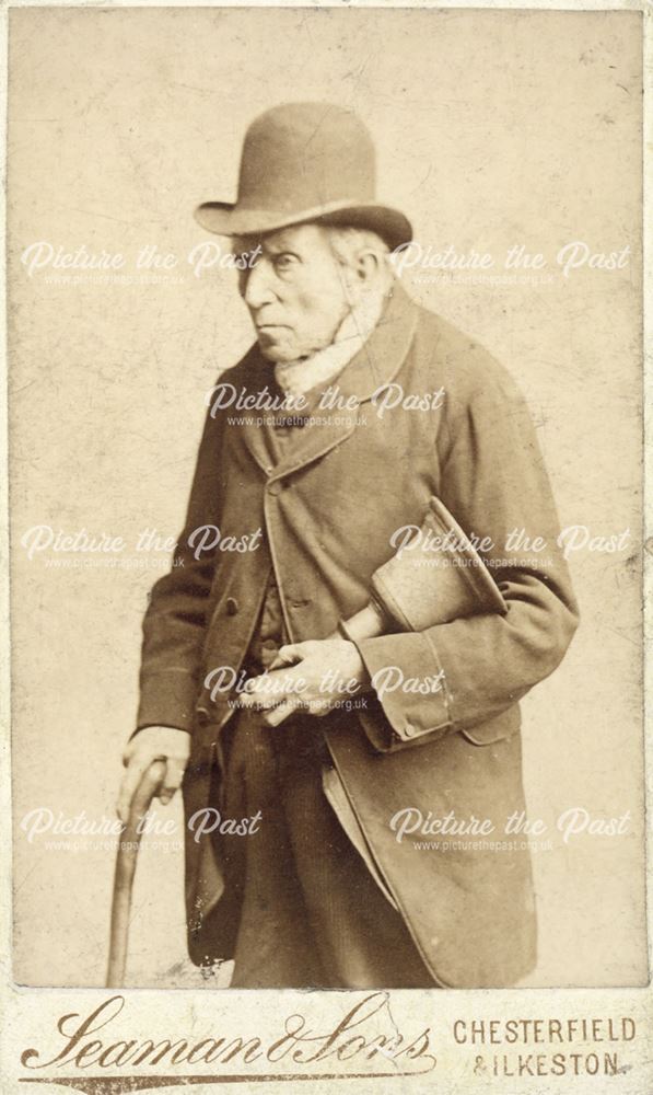 Jonathan Bostock (1807-1889), Town Crier, Ilkeston, c 1888