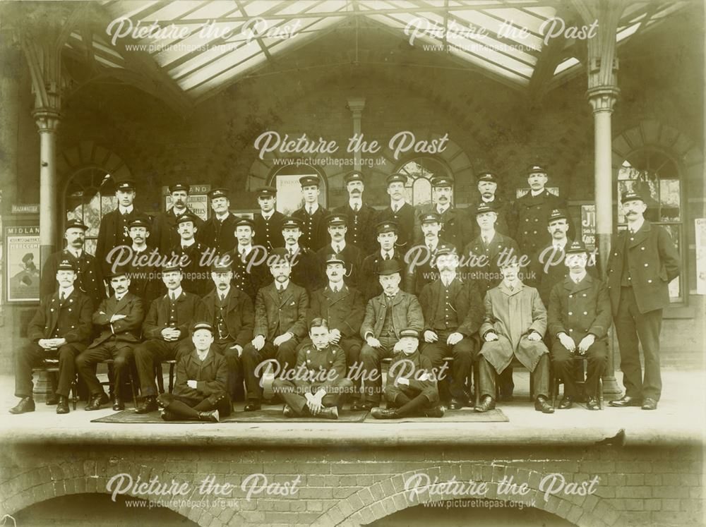 Trent Station Staff, Long Eaton, c 1912