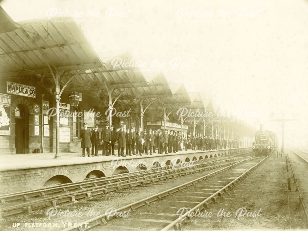 Up Platform, Trent Station, Long Eaton, c 1912