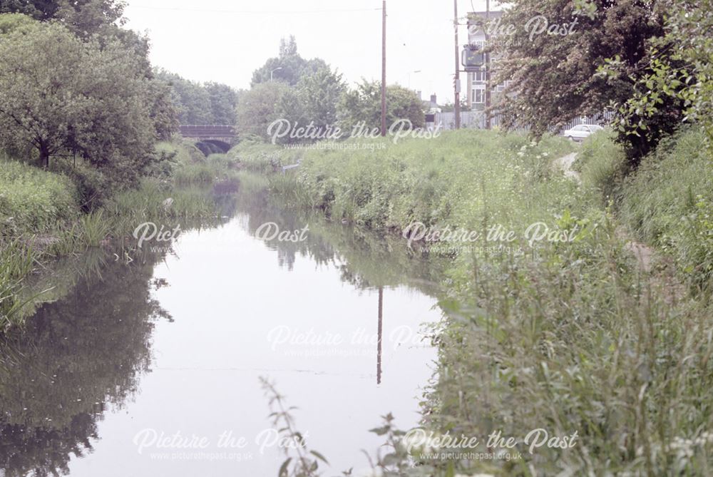 River Rother near Tapton Bridge, Chesterfield, 1991
