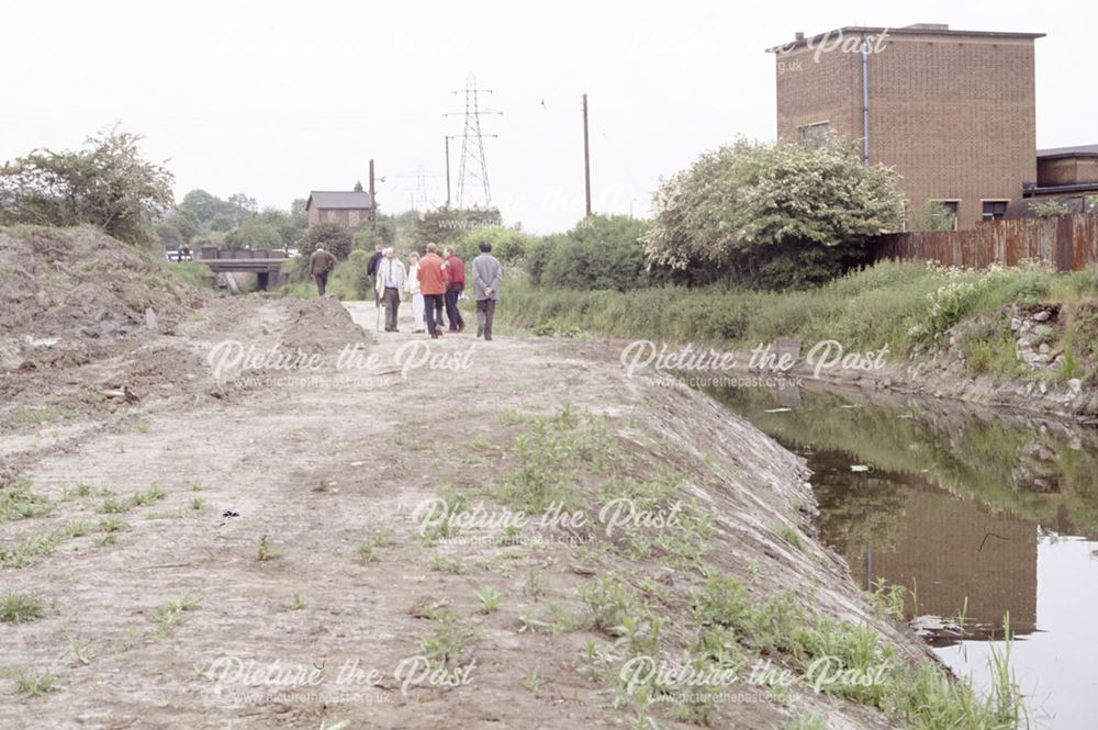 Chesterfield Canal, Hollingwood, 1991