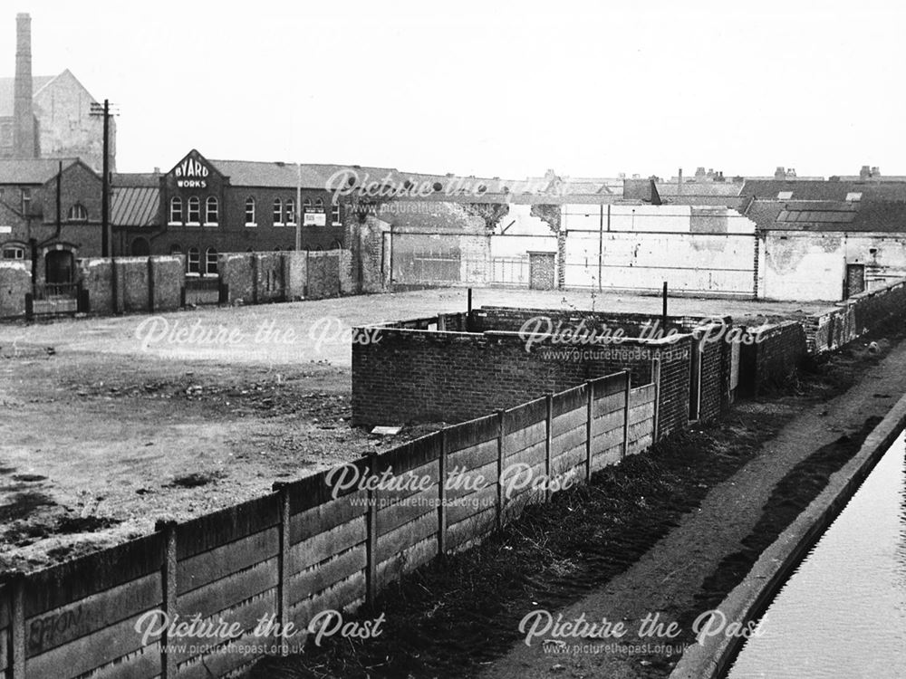 Demolition of Co-op Bakery, Fletcher Street, Long Eaton, 1974