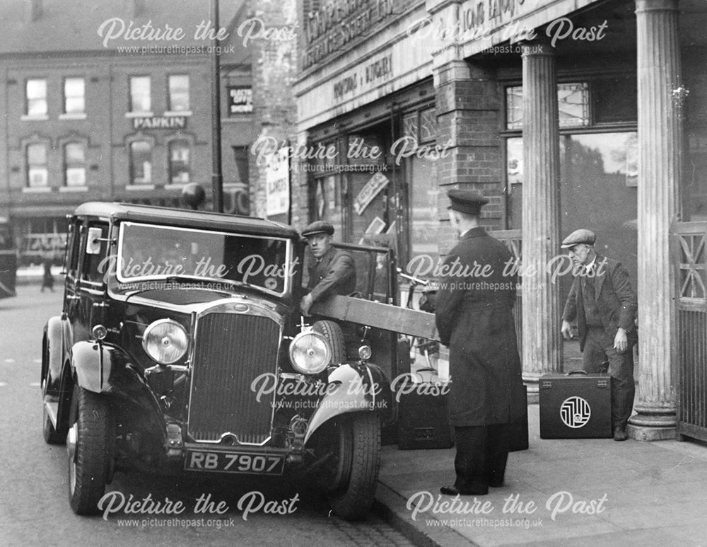 Loading Film Equipment, Long Eaton Co-operative Society Arcade, c 1935