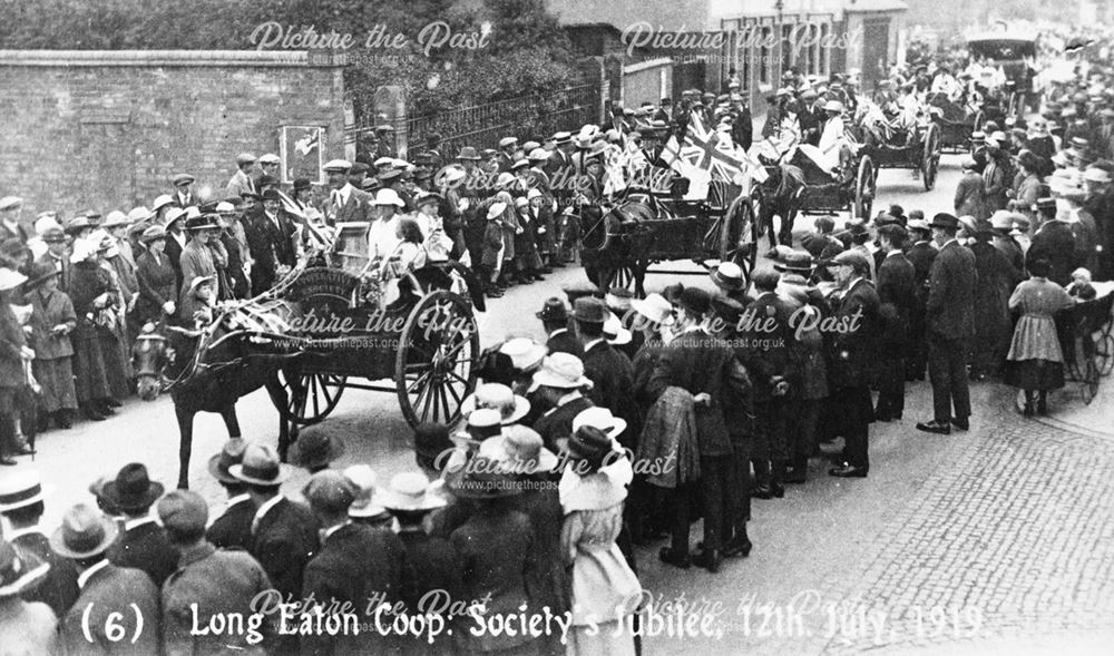 Long Eaton Co-operative Society's Jubilee, 1919