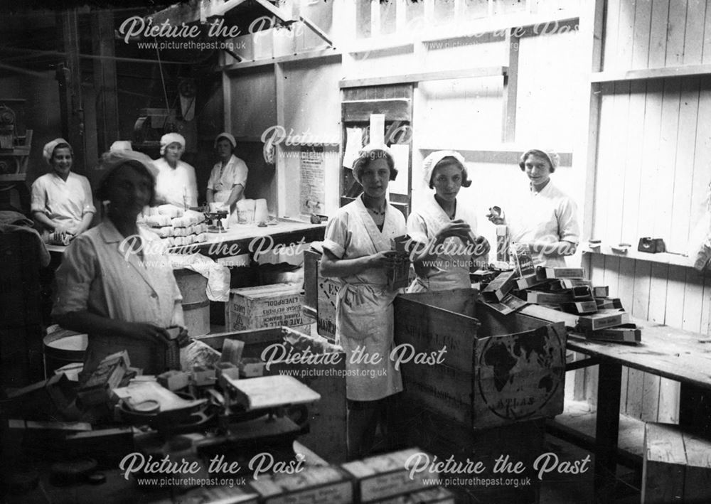 Long Eaton Co-operative Society Packing Room, Station Street, c 1935 