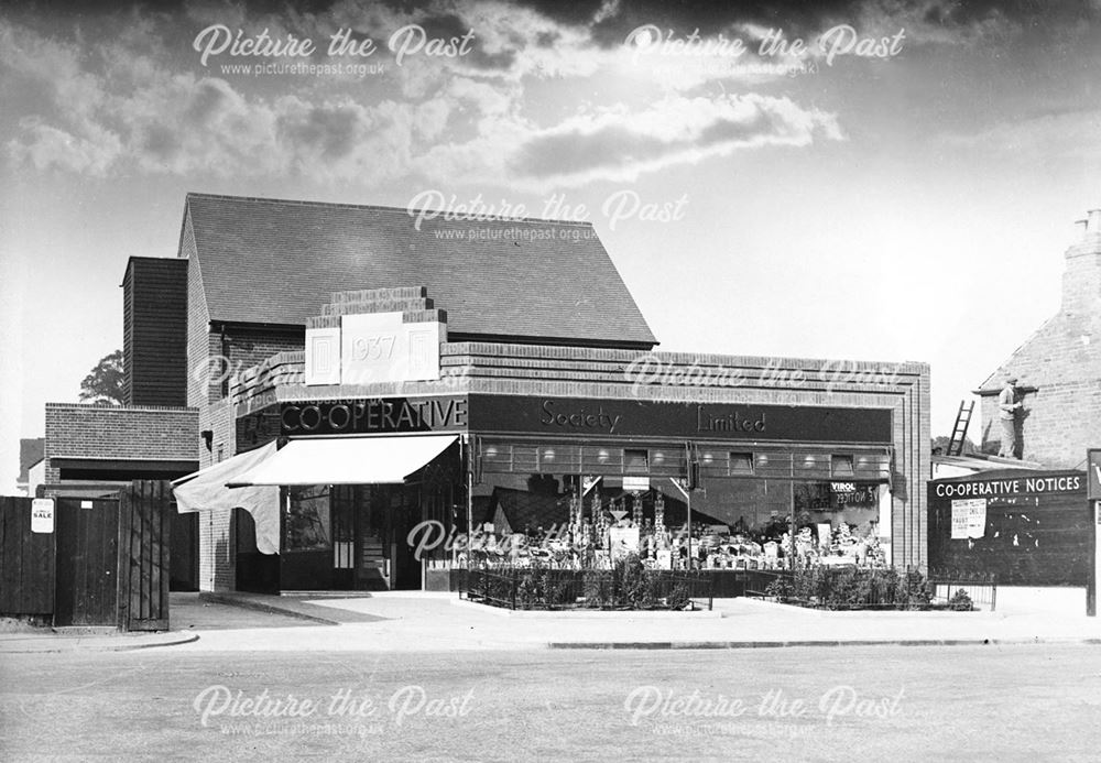 Branch 24, Long Eaton Co-Operative Society, Depot Corner, Chilwell, c 1935