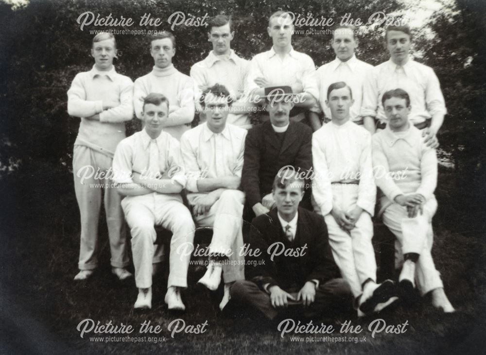 Congregational Church Cricket Team, Ilkeston, c 1913