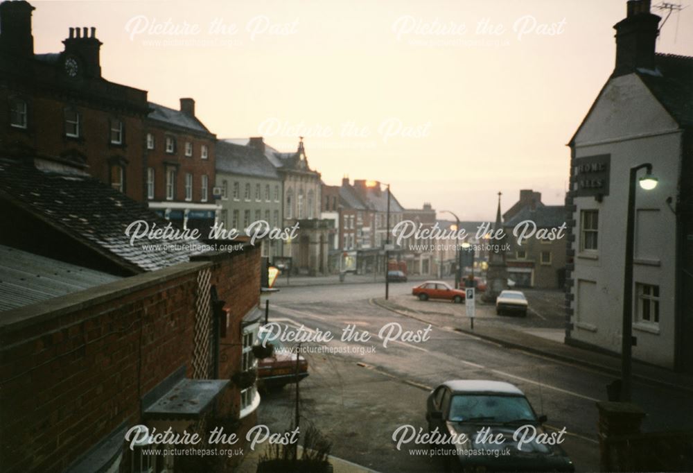 Sunrise over the Market Place, Ashbourne