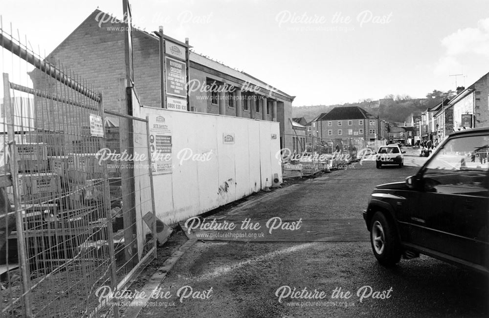 Construction of Boots The Chemists and NFU insurance offices, and the Riverside housing development