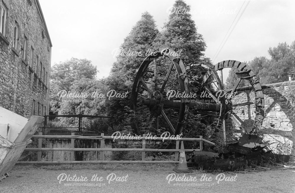 Victoria Flour Mill - derelict water wheel