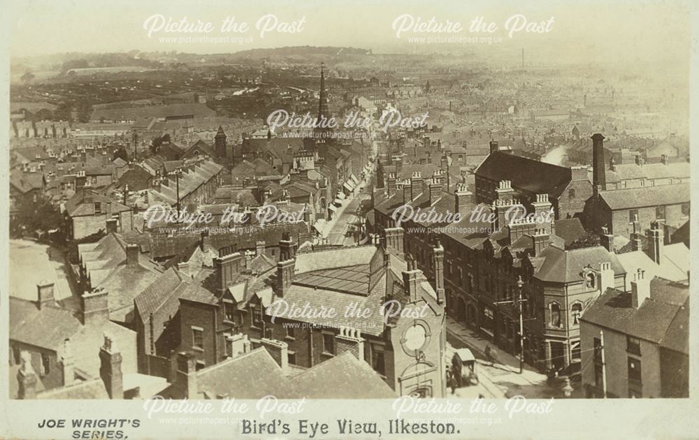 'Bird's eye view' of Bath Street, Ilkeston
