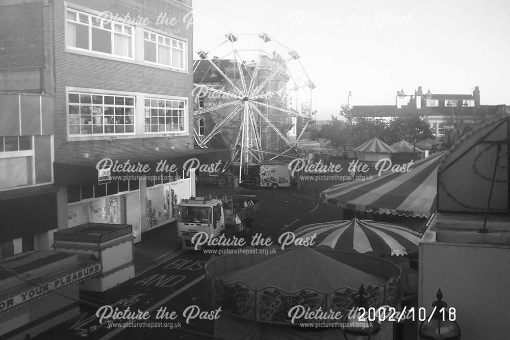 Ilkeston Fair, The Co-op, Big Wheel and Town Hall