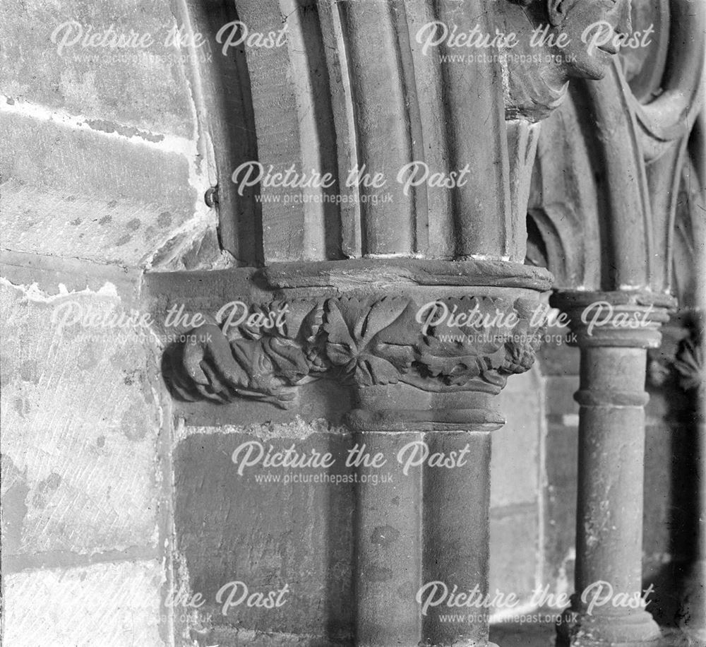 St Mary's Church - Architectural detail of stone arches and capitals