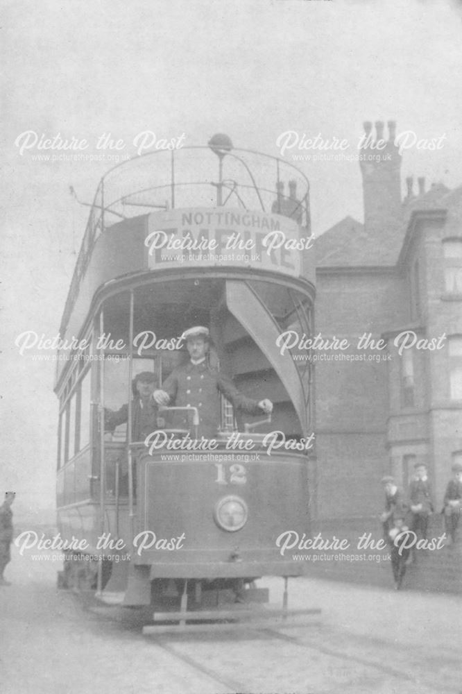 Tram Car No.12 at Station Road Terminus