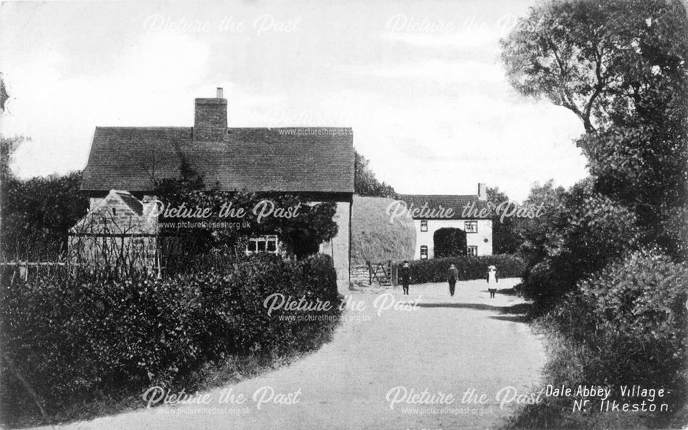 Dale Abbey Village, c 1905?