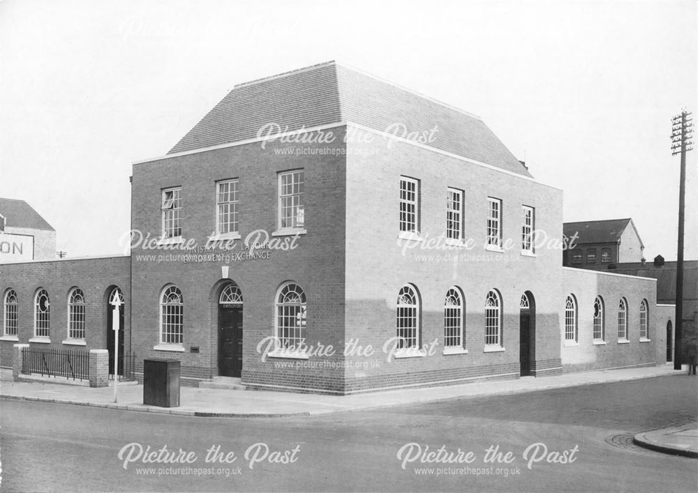 Employment Exchange, Derby Road, Long Eaton, c 1930s-40s
