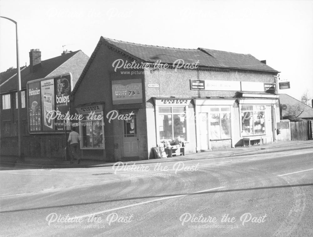 Shops at the junction of Heanor Road and Church Street, Ilkeston